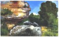 Rocks Paul Cezanne